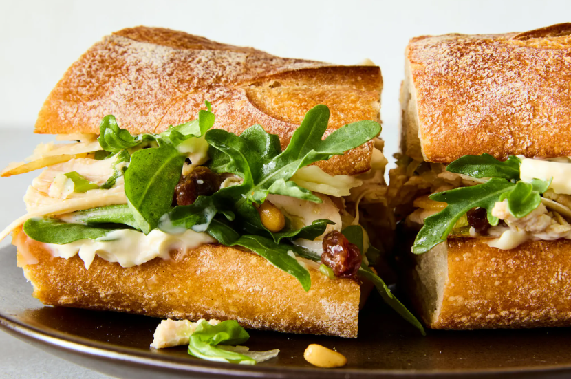 Garlic-Scallion Chicken Sandwiches